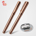 LOGO COMENTARIO METAL METAL METAL PEN REFECTO ROSE GOLD PEN ROSE